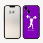 כיסוי בעיצוב אישי עם השם שלך לדגם - Apple iPhone 16 בעיצוב הרמת משקולות