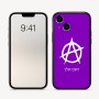 כיסוי בעיצוב אישי עם השם שלך לדגם - Apple iPhone 16 בעיצוב אנרכיה