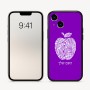 כיסוי בעיצוב אישי עם השם שלך לדגם - Apple iPhone 16 בעיצוב הדפס תפוח