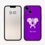 כיסוי בעיצוב אישי עם השם שלך לדגם - Apple iPhone 16 בעיצוב פרחי קרן