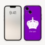 כיסוי בעיצוב אישי עם השם שלך לדגם - Apple iPhone 16 בעיצוב כתר מלכותי