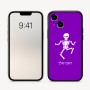 כיסוי בעיצוב אישי עם השם שלך לדגם - Apple iPhone 16 בעיצוב סקלטון