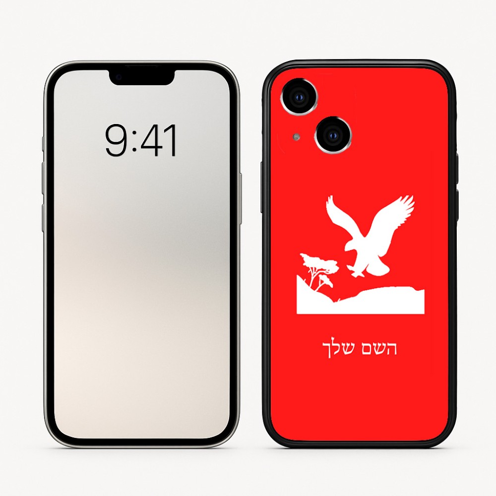 כיסוי בעיצוב אישי עם השם שלך לדגם - Apple iPhone 16 בעיצוב נשר אמריקאי