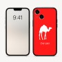 כיסוי בעיצוב אישי עם השם שלך לדגם - Apple iPhone 16 בעיצוב גמל