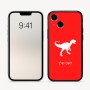 כיסוי בעיצוב אישי עם השם שלך לדגם - Apple iPhone 16 בעיצוב דינוזאור