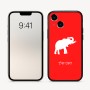 כיסוי בעיצוב אישי עם השם שלך לדגם - Apple iPhone 16 בעיצוב פיל