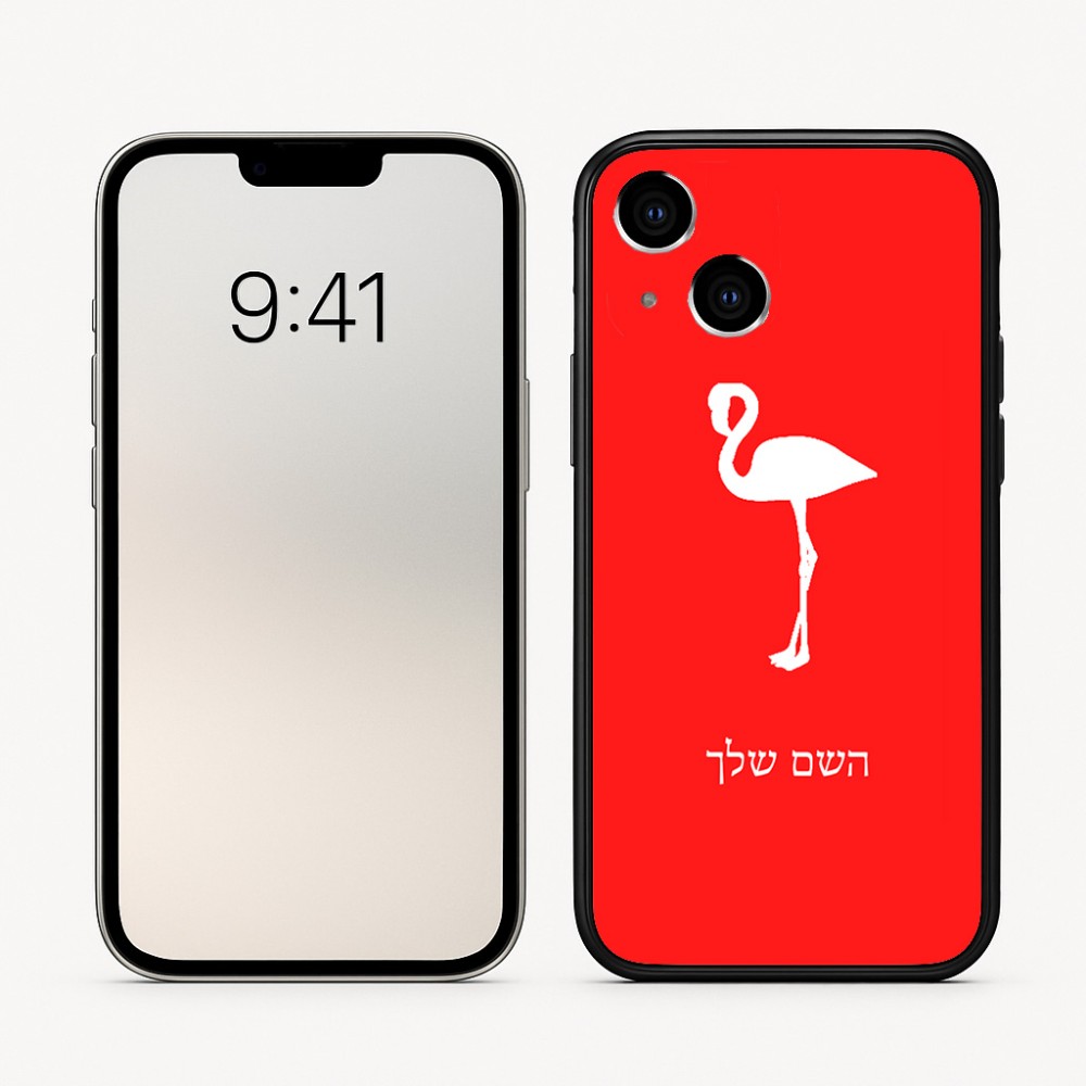 כיסוי בעיצוב אישי עם השם שלך לדגם - Apple iPhone 16 בעיצוב אנפה