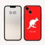 כיסוי בעיצוב אישי עם השם שלך לדגם - Apple iPhone 16 בעיצוב קנגורו
