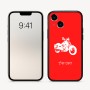 כיסוי בעיצוב אישי עם השם שלך לדגם - Apple iPhone 16 בעיצוב הארלי-דיווידסון