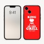 כיסוי בעיצוב אישי עם השם שלך לדגם - Apple iPhone 16 בעיצוב מלך הגריל