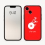כיסוי בעיצוב אישי עם השם שלך לדגם - Apple iPhone 16 בעיצוב תקליטור - אזור מוזיקה