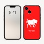 כיסוי בעיצוב אישי עם השם שלך לדגם - Apple iPhone 16 בעיצוב מזלות - שור