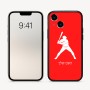 כיסוי בעיצוב אישי עם השם שלך לדגם - Apple iPhone 16 בעיצוב שחקן בייסבול