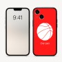 כיסוי בעיצוב אישי עם השם שלך לדגם - Apple iPhone 16 בעיצוב כדורסל