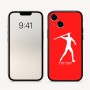 כיסוי בעיצוב אישי עם השם שלך לדגם - Apple iPhone 16 בעיצוב זורק כידון