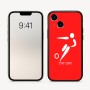 כיסוי בעיצוב אישי עם השם שלך לדגם - Apple iPhone 16 בעיצוב כדורגל אולימפי