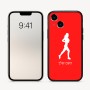 כיסוי בעיצוב אישי עם השם שלך לדגם - Apple iPhone 16 בעיצוב רץ רץ אישה