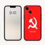 כיסוי בעיצוב אישי עם השם שלך לדגם - Apple iPhone 16 בעיצוב פטיש ומגל