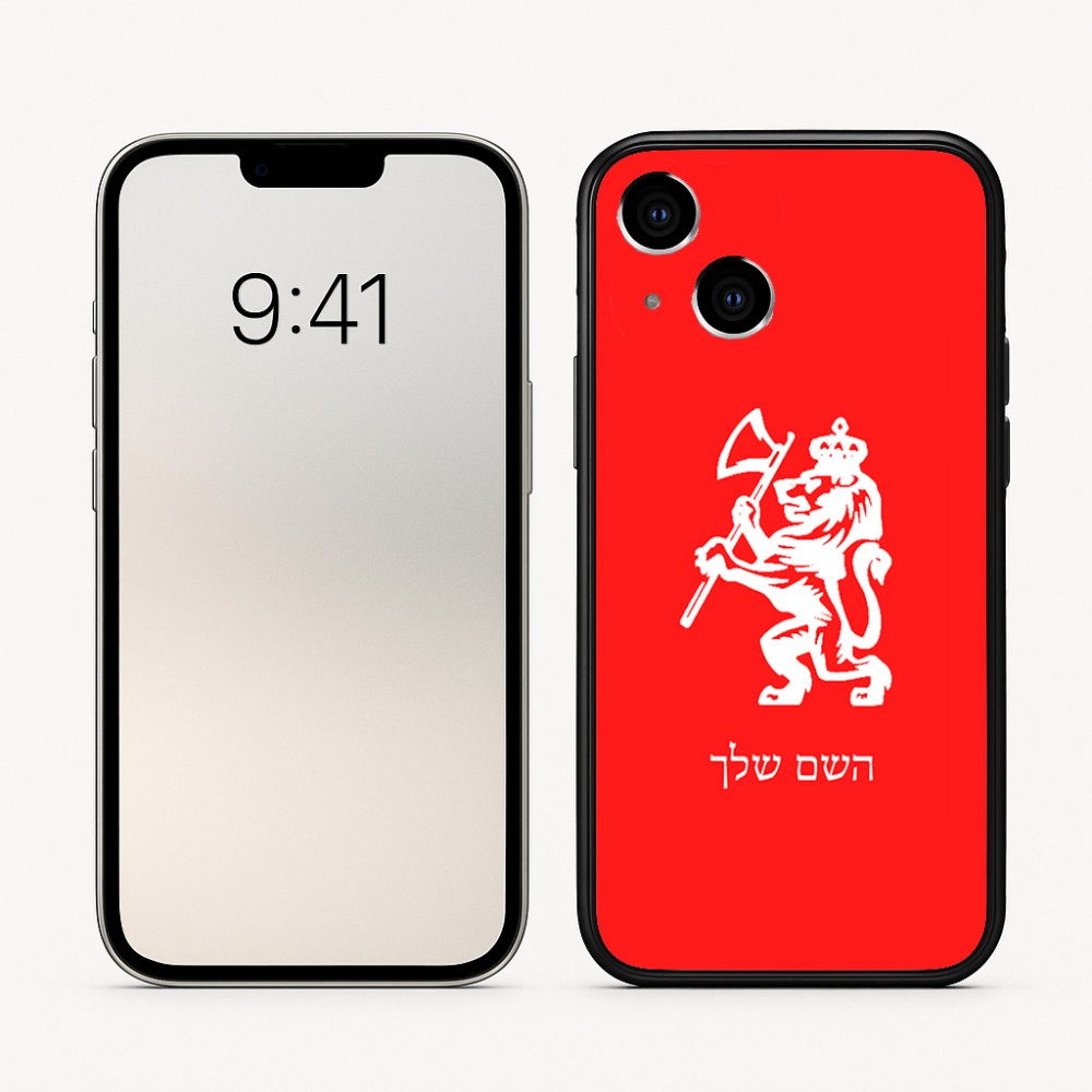 כיסוי בעיצוב אישי עם השם שלך לדגם - Apple iPhone 16 בעיצוב אריה