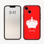 כיסוי בעיצוב אישי עם השם שלך לדגם - Apple iPhone 16 בעיצוב כתר מלכותי
