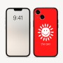 כיסוי בעיצוב אישי עם השם שלך לדגם - Apple iPhone 16 בעיצוב שמש