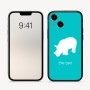 כיסוי בעיצוב אישי עם השם שלך לדגם - Apple iPhone 16 בעיצוב קרנף