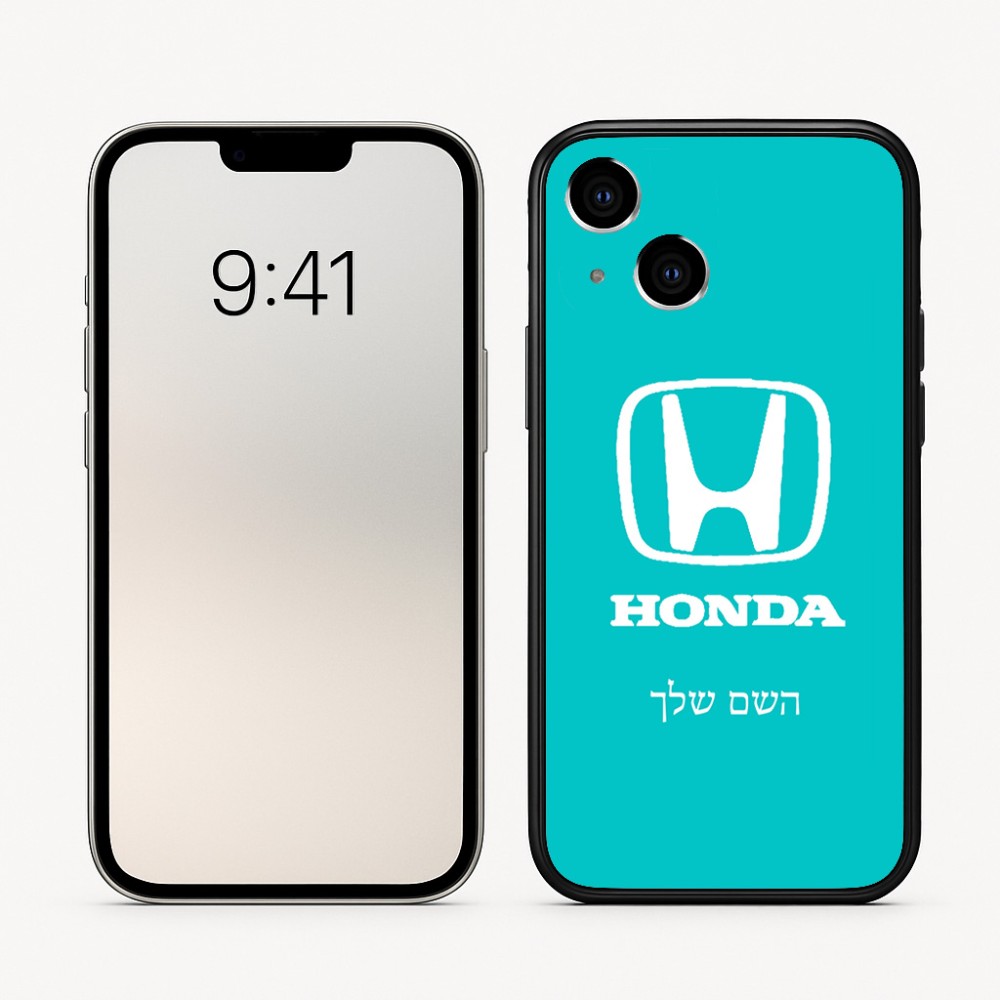 כיסוי בעיצוב אישי עם השם שלך לדגם - Apple iPhone 16 בעיצוב הונדה 2