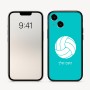 כיסוי בעיצוב אישי עם השם שלך לדגם - Apple iPhone 16 בעיצוב כדור כדורעף