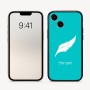 כיסוי בעיצוב אישי עם השם שלך לדגם - Apple iPhone 16 בעיצוב נוצת נוצה