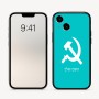 כיסוי בעיצוב אישי עם השם שלך לדגם - Apple iPhone 16 בעיצוב פטיש ומגל