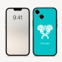 כיסוי בעיצוב אישי עם השם שלך לדגם - Apple iPhone 16 בעיצוב פרחי קרן