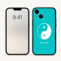 כיסוי בעיצוב אישי עם השם שלך לדגם - Apple iPhone 16 בעיצוב סמל יינג יאנג