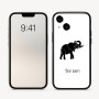 כיסוי בעיצוב אישי עם השם שלך לדגם - Apple iPhone 16 בעיצוב פיל