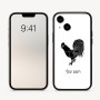 כיסוי בעיצוב אישי עם השם שלך לדגם - Apple iPhone 16 בעיצוב תרנגול