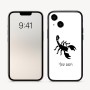 כיסוי בעיצוב אישי עם השם שלך לדגם - Apple iPhone 16 בעיצוב עקרב
