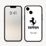 כיסוי בעיצוב אישי עם השם שלך לדגם - Apple iPhone 16 בעיצוב פרארי
