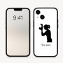 כיסוי בעיצוב אישי עם השם שלך לדגם - Apple iPhone 16 בעיצוב צלמת - אישה