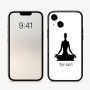 כיסוי בעיצוב אישי עם השם שלך לדגם - Apple iPhone 16 בעיצוב אימון יוגה