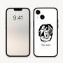כיסוי בעיצוב אישי עם השם שלך לדגם - Apple iPhone 16 בעיצוב אנג'ל מוזיקלי