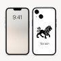 כיסוי בעיצוב אישי עם השם שלך לדגם - Apple iPhone 16 בעיצוב מזלות - אריה