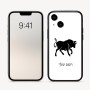 כיסוי בעיצוב אישי עם השם שלך לדגם - Apple iPhone 16 בעיצוב מזלות - שור
