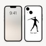 כיסוי בעיצוב אישי עם השם שלך לדגם - Apple iPhone 16 בעיצוב זורק כידון