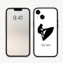 כיסוי בעיצוב אישי עם השם שלך לדגם - Apple iPhone 16 בעיצוב אופנוע ים