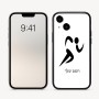 כיסוי בעיצוב אישי עם השם שלך לדגם - Apple iPhone 16 בעיצוב רצים אולימפיים