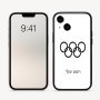 כיסוי בעיצוב אישי עם השם שלך לדגם - Apple iPhone 16 בעיצוב אולימפי