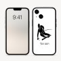 כיסוי בעיצוב אישי עם השם שלך לדגם - Apple iPhone 16 בעיצוב סקי