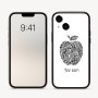 כיסוי בעיצוב אישי עם השם שלך לדגם - Apple iPhone 16 בעיצוב הדפס תפוח