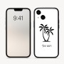 כיסוי בעיצוב אישי עם השם שלך לדגם - Apple iPhone 16 בעיצוב כפות ידיים