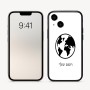 כיסוי בעיצוב אישי עם השם שלך לדגם - Apple iPhone 16 בעיצוב עולם