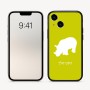 כיסוי בעיצוב אישי עם השם שלך לדגם - Apple iPhone 16 בעיצוב קרנף